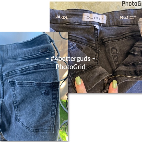 DL1961 Jessica Alba JAxDL No. 1 Trimtone Skinny High Rise Jeans in Battle 27 - Picture 4 of 16